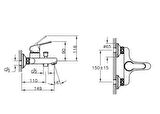 Punto Misto A42599 Gümüş Banyo Bataryası