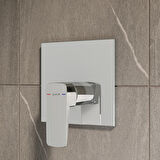 Artema Root Square A42827 Ankastre Duş Bataryası, Krom