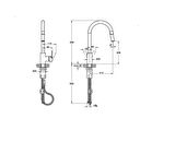 Maestro Standart  Pull Down Eviye Bataryası Krom A42162