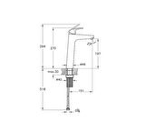 Flow Round Lavabo Bataryası Çanak Krom A42927
