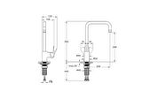 Flow Soft Eviye Bataryası (U-tip) Krom A43426