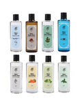 Rebul 8x250 ml Cam Kolonya Seti | Ice, Dark Spice, Pine, Aqua, Azure Noir, Mandarine, Lime, Green Te