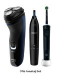 Philips AquaTouch S1323 Islak Kuru Tıraş Makinesi, NT1650 Burun Kulak Tüy Alma, Şarjlı Diş Fırçası 3