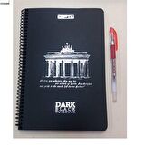 Dark Bkack Notebook Defter