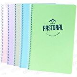 GIPTA PASTORAL SPİRALLİ DEFTER A4 72yp KARELİ