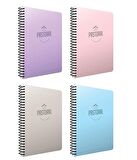 Gıpta Pastoral A4 120 Yaprak Plastik Kapak Spiralli Defter Çizgili 4 Adet