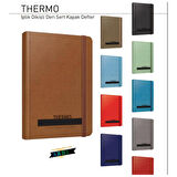 Gıpta Thermo İpli Dikiş Deri Kapak 13X21 120 Yaprak Kareli Defter 3916
