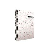 Gıpta Polka Notes 17 x 24 Spiralli Defter Sert Kapak 120 Yaprak Kareli
