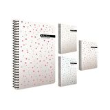 Gıpta Polka Notes 17 x 24 Spiralli Defter Sert Kapak 120 Yaprak Kareli