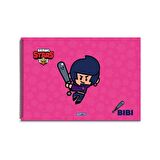 Gıpta 25 x 35 Brawl Star Spiralli Resim Defteri 15 Yp