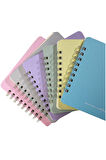 Gıpta Spiralli Sert Kapak Defter 100 Yaprak Çizgili 16 x 16 cm