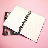 Volume Baskılı Sert Kapak Spiralli Defter 17x24 100 Yaprak