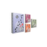 Gıpta A4 80 Yaprak Kareli Paw Spiralli Pp Kapak Defter 7072000