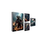 Gıpta A4 80 Yaprak Kareli Station Spiralli Karton Kapak Defter 7180000