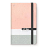 Gıpta Note Bank Sert Kapak Dikişli Lastikli 13x21 96 Yaprak Not Defteri Çizgili (7351)