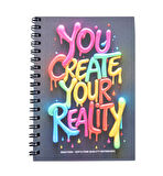 Gıpta Pro Block Yaprak Karton Kapak Spiralli Not Defteri A6 80 Çizgisiz (7677)