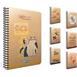 Gıpta Craft Notes 17x24 100yp Sert Kapak Spiralli Not Defteri Çizgili - 1 Adet / C23