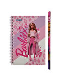 Barbie Lisanslı A6 Not Defteri ve Kurşun Kalem Seti (2 li Set)