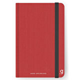 Gıpta Canvas Notes Sert Kapak Dikişli Lastikli Not Defteri 9x14 96 Yaprak Çizgili (6975)