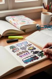 Gıpta Good Vibes Hologramlı Sticker Seti – 3D Parlak Efektli Defter Ve Telefon Çıkartması 21 CM