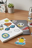 Gıpta Silvery Koleksiyonu Simli Renkli Sticker Seti – Işıltılı Telefon Ve Laptop Çıkartması 24 CM