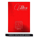 Gıpta Mica A4 40 Yaprak Plastik Kapak Dikişli Dik Temel Güzel Yazı Defteri- Türkiye Yüzyılı Maarif Modeline Uygundur (Kod : 7334)