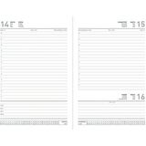 Gıpta 2024 100-ECK 14X20 cm Günlük Ajanda Siyah