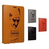 Gıpta 2599 Atatürk Spiralli Sert Kapak 13X21 120 Yaprak Çizgili Defter