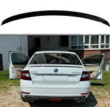 AUTOGP  Skoda octavia bagaj üstü spoiler pianoblack boyalı 2013+