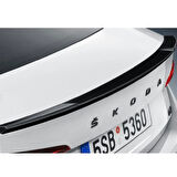 AUTOGP  Skoda octavia cam üstü spoiler pianoblack boyalı vrs 2020+