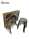 Parite Tabure Gri Stool Heces Sgabello Tabouret براز Braz