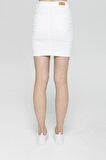 Janie Beyaz  Mini Jegging Etek C 4520-016