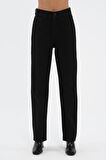 DIANA Siyah Renk Yüksel Bel Dad Straight Fit Pantolon C 4517-007