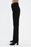 DIANA Siyah Renk Yüksel Bel Dad Straight Fit Pantolon C 4517-007