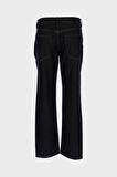 Finn Siyah Regular Tapered Düğmeli Jean Pantolon E 4407-015