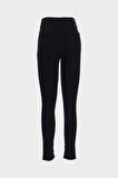 Judy Siyah Yüksek Bel Yıpratma Detaylı Patı Fermuarlı Skinny Fit Jean Pantolon C 4521-192
