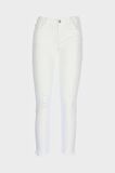Naomi Beyaz Normal Bel Yıpratma Detaylı Paçası Kesikli Skinny Fit Jean Pantolon C 4526-056