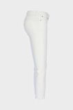 Naomi Beyaz Normal Bel Yıpratma Detaylı Paçası Kesikli Skinny Fit Jean Pantolon C 4526-056
