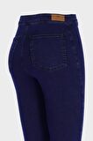 Janie Yüksek Bel Koyu Mavi Cepsiz Jegging Jean Pantolon C 4520-044