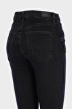 Judy Antrasit Yüksek Bel Patı Fermuarlı Dizi Yırtıklı Skinny Curve Jean Pantolon C 4521-207