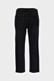 Sydney Büyük Beden Antrasit Normal Bel Patı Düğmeli Slim Straight Jean Pantolon C 4529-077