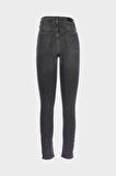 Judy Antrasit Yüksek Bel Patı Fermuarlı Skinny Fit Jean Pantolon C 4521-228