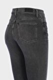 Judy Antrasit Yüksek Bel Patı Fermuarlı Skinny Fit Jean Pantolon C 4521-228