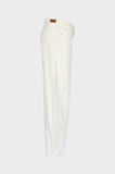 Ekru Normal Bel Patı Düğmeli Loose Fit Jean Pantolon C 4934-019