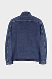 Orta Mavi Regular Fit Jean Ceket C 4553-119