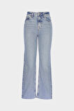 Diana Açık Mavi Yüksek Bel Dad Straight Fit Jean Pantolon C 4517-120
