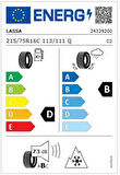Lassa 215/75R16C 113/111Q Multiways-C Oto 4 Mevsim Lastiği (Üretim: 2025)