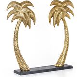 Euro Flora Metal Palmiye Dekor70x15x67 Cm