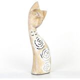Euro Flora Ahşap Kedi Biblosu 14,5x8,5x45,5 Cm