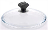 28 CM PAŞABAHÇE PAYREX CAM KAPAK (KRİSTAL KULP)